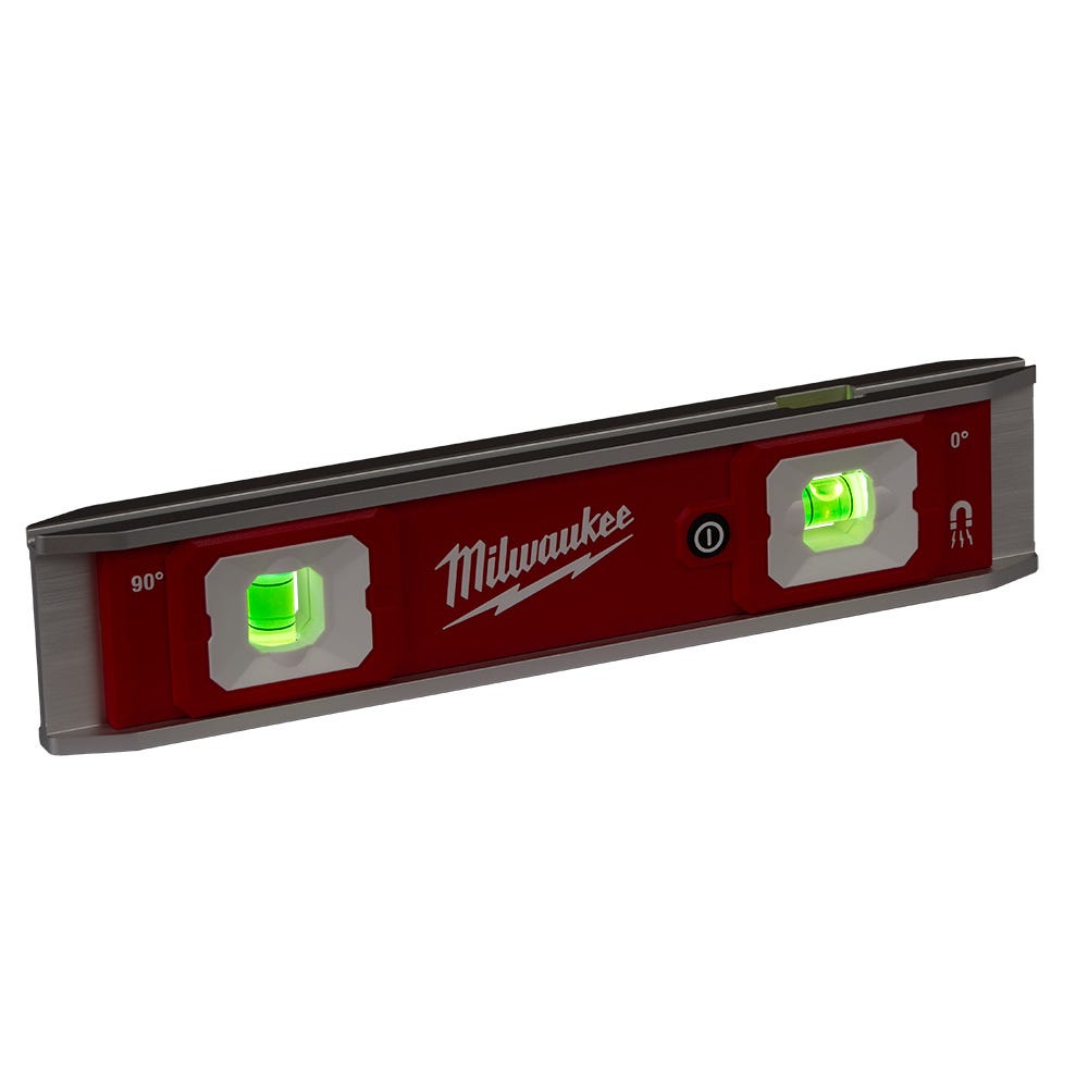 Milwaukee 48-22-5105 9" Torpedo Level with Lighted Vials