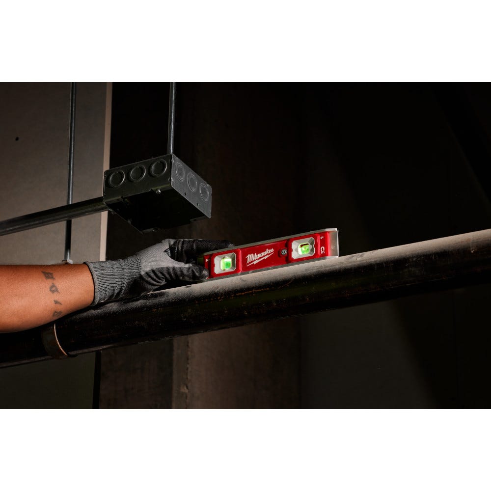Milwaukee 48-22-5105 9" Torpedo Level with Lighted Vials