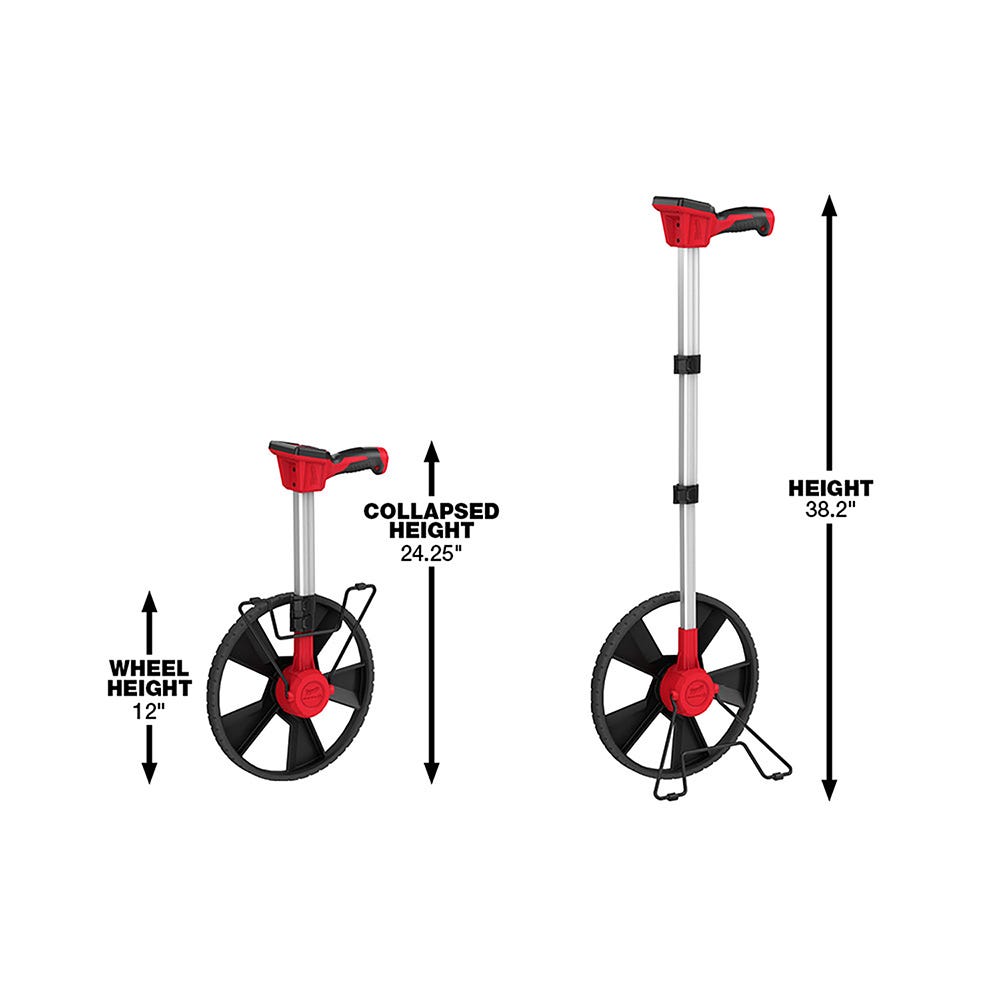 Milwaukee 48-22-5112 12-Inch Digital Measuring Wheel