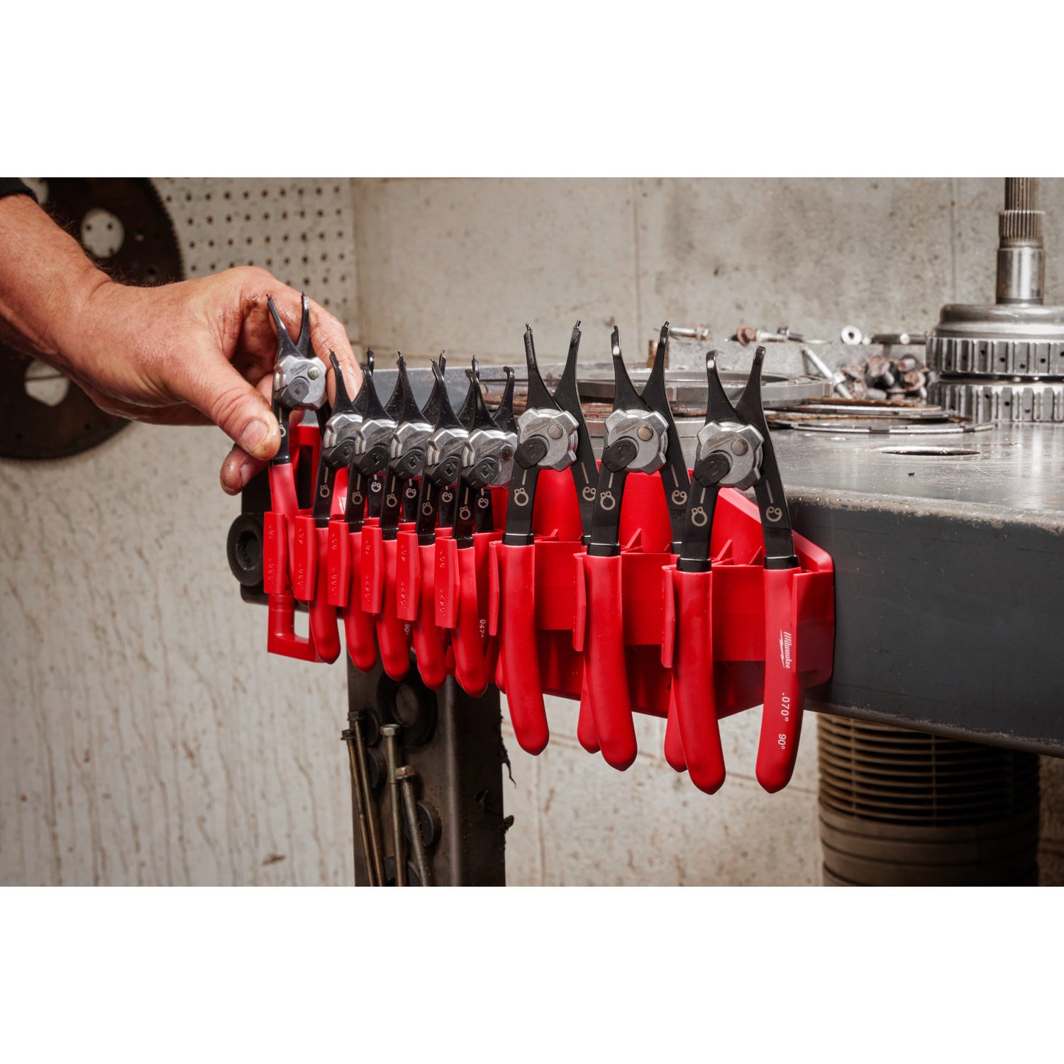 No.574 LINKA キャビニスト Milwaukee 48-22-6539 9PC SNAP RING PLIERS SET – Tool Nut