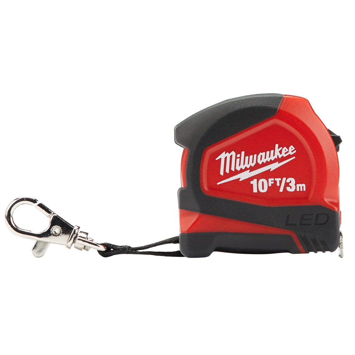 Milwaukee 48-22-6601 Milwaukee 10ft / 3m Keychain Tape Measure with LED