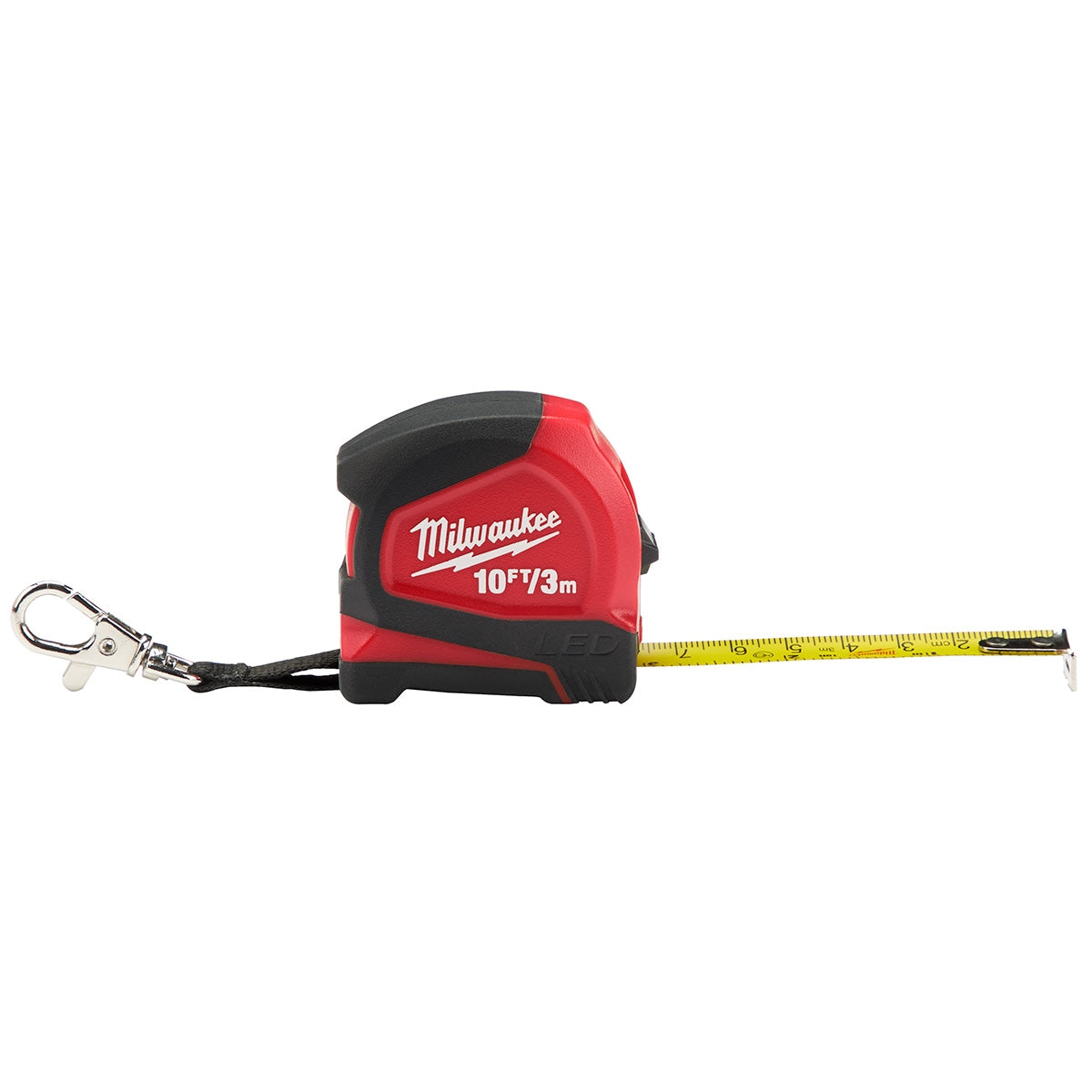 Milwaukee 48-22-6601 Milwaukee 10ft / 3m Keychain Tape Measure with LED