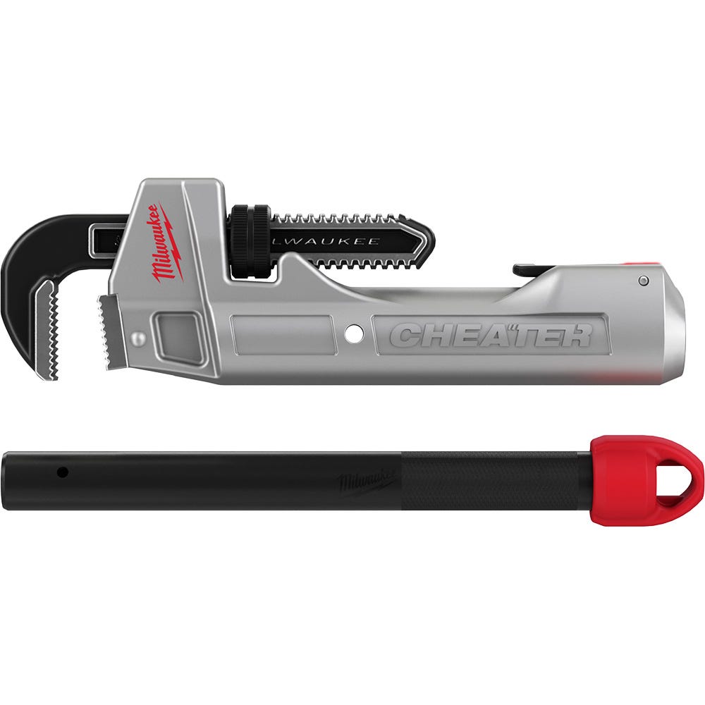 Milwaukee 48-22-7318 CHEATER Aluminum Extendable 11-inch-to-24-inch Pipe Wrench