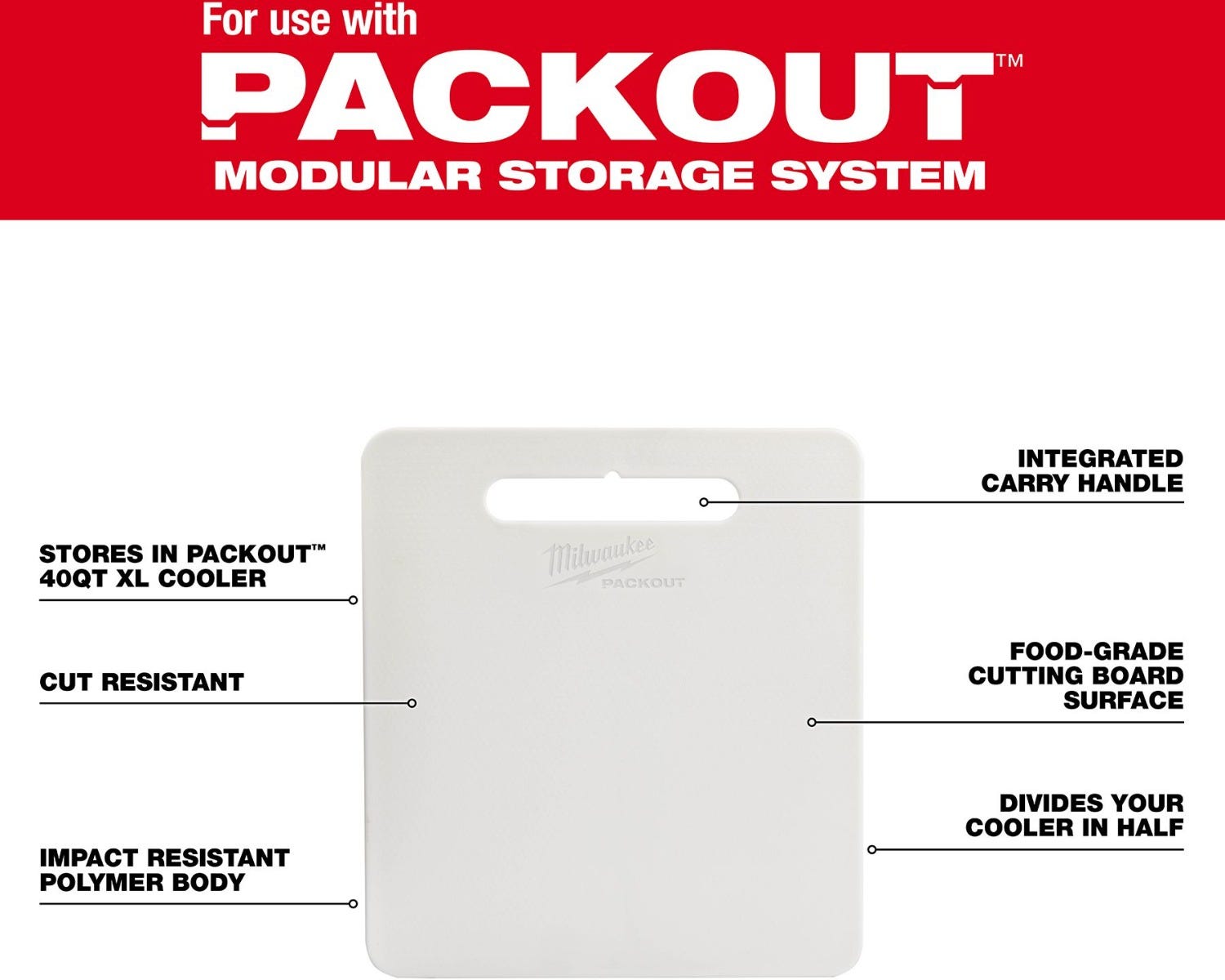 Milwaukee 48-22-8041 Replacement Divider for PACKOUT XL Cooler
