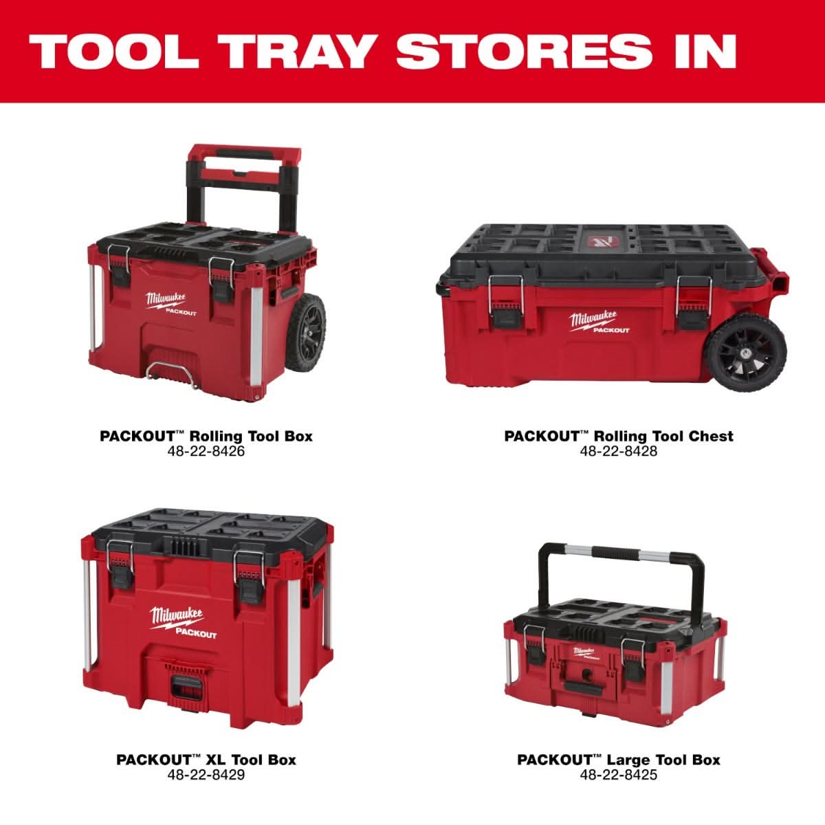 Milwaukee 48-22-8045 PACKOUT Tool Tray – Tool Nut