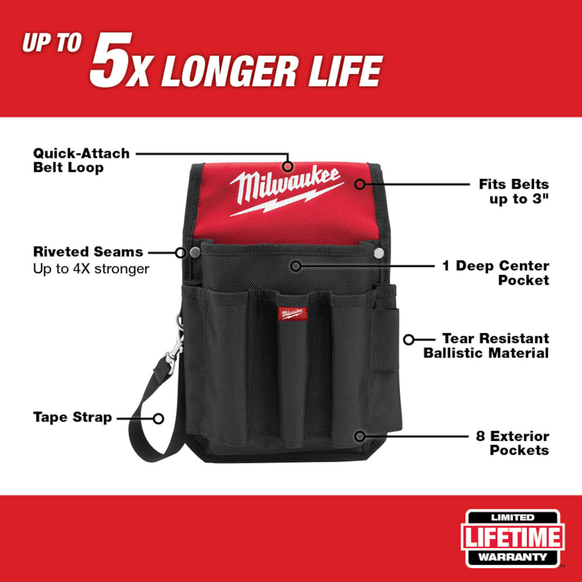 Milwaukee 48-22-8119 Utility Pouch