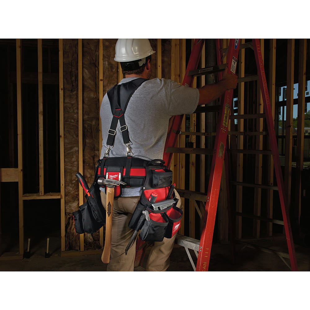 Milwaukee 48-22-8120 Contractor's Work Belt with Suspension Rig