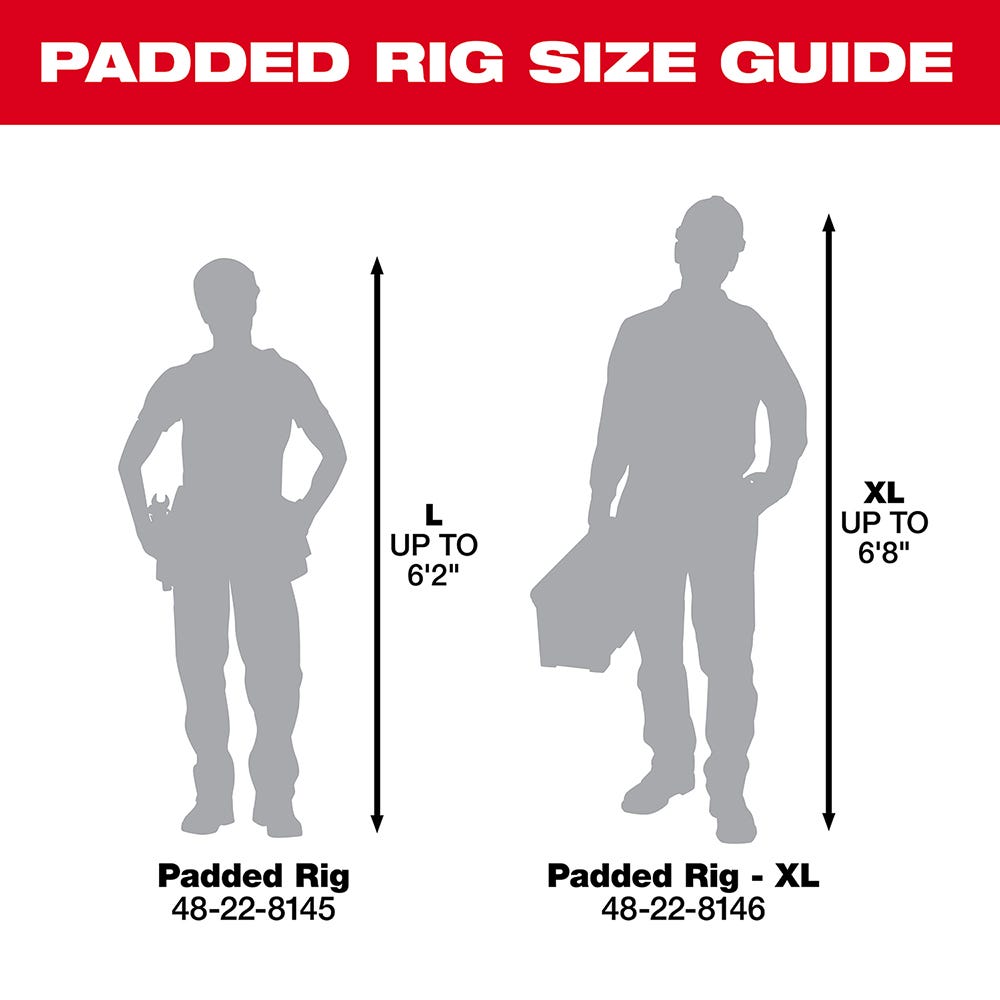 Milwaukee 48-22-8146 Padded Rig - XL
