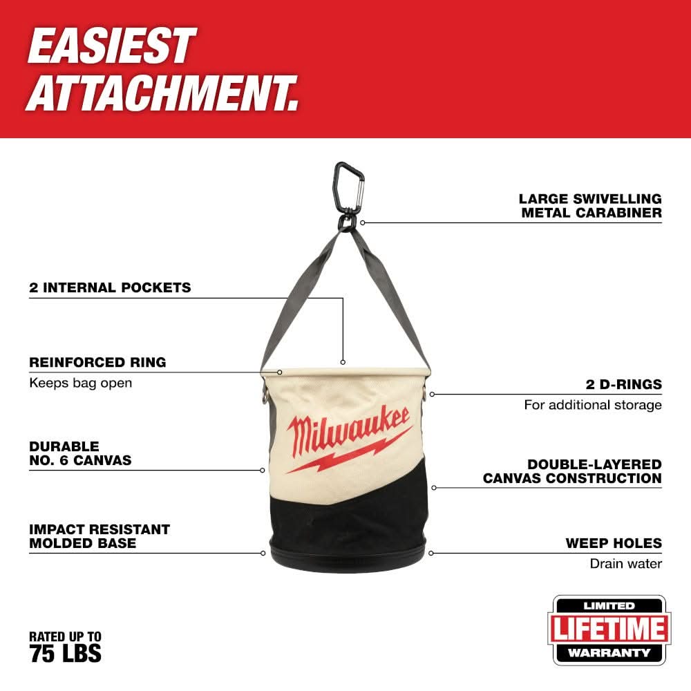 Milwaukee 48-22-8270 Canvas Utility Bucket