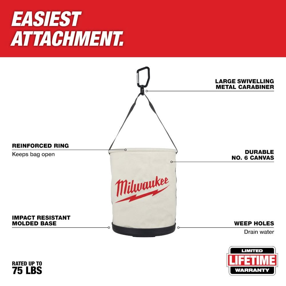 Milwaukee 48-22-8271 Canvas Utility Bucket