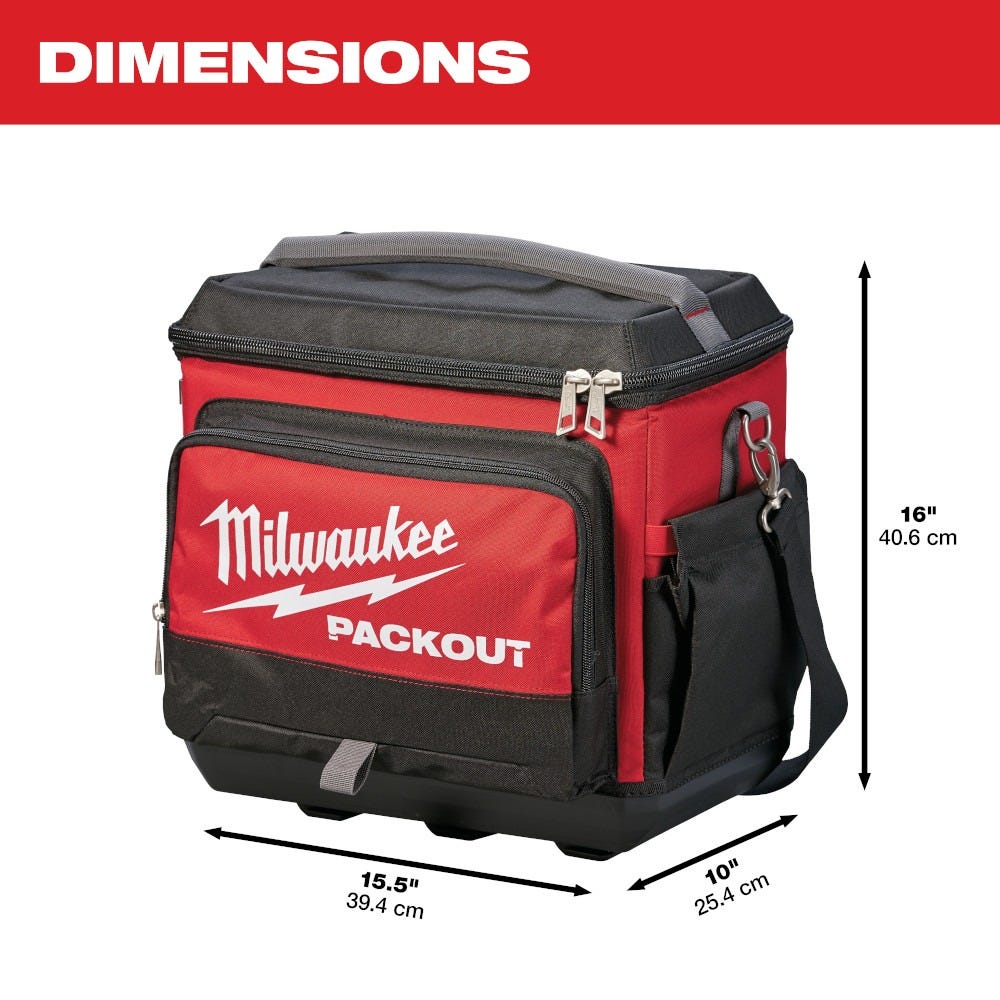 Milwaukee 48-22-8201 Ultimate Jobsite Backpack, PACKOUT Cooler and PACKOUT Organizer Value Bundle