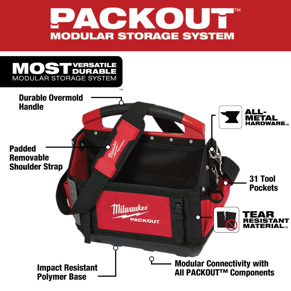 Milwaukee 48-22-8315 15" PACKOUT Tote