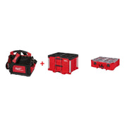 Milwaukee 15" PACKOUT Tote, 2-Drawer Tool Box and Deep Organizer