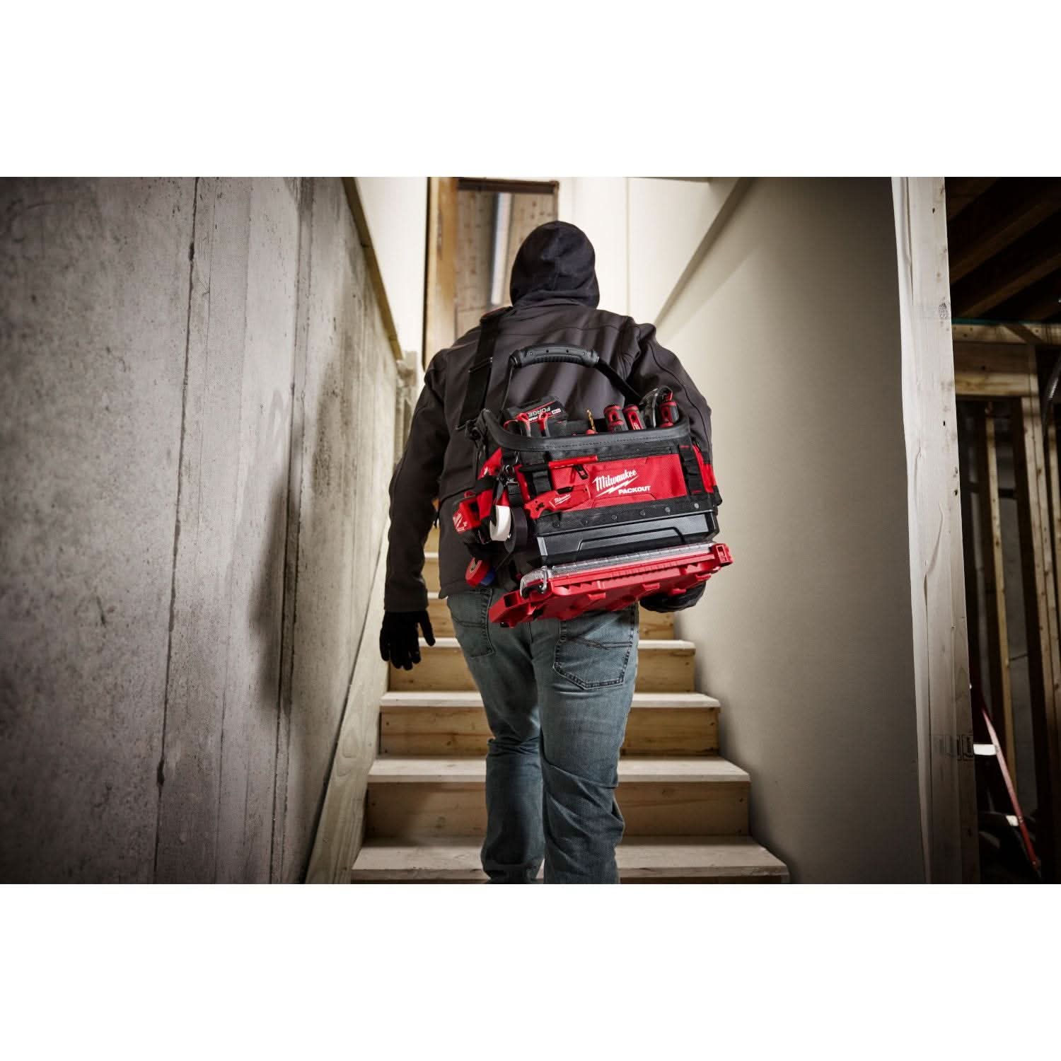 Milwaukee 48-22-8317 PACKOUT 15 in. Structured Tote – Tool Nut