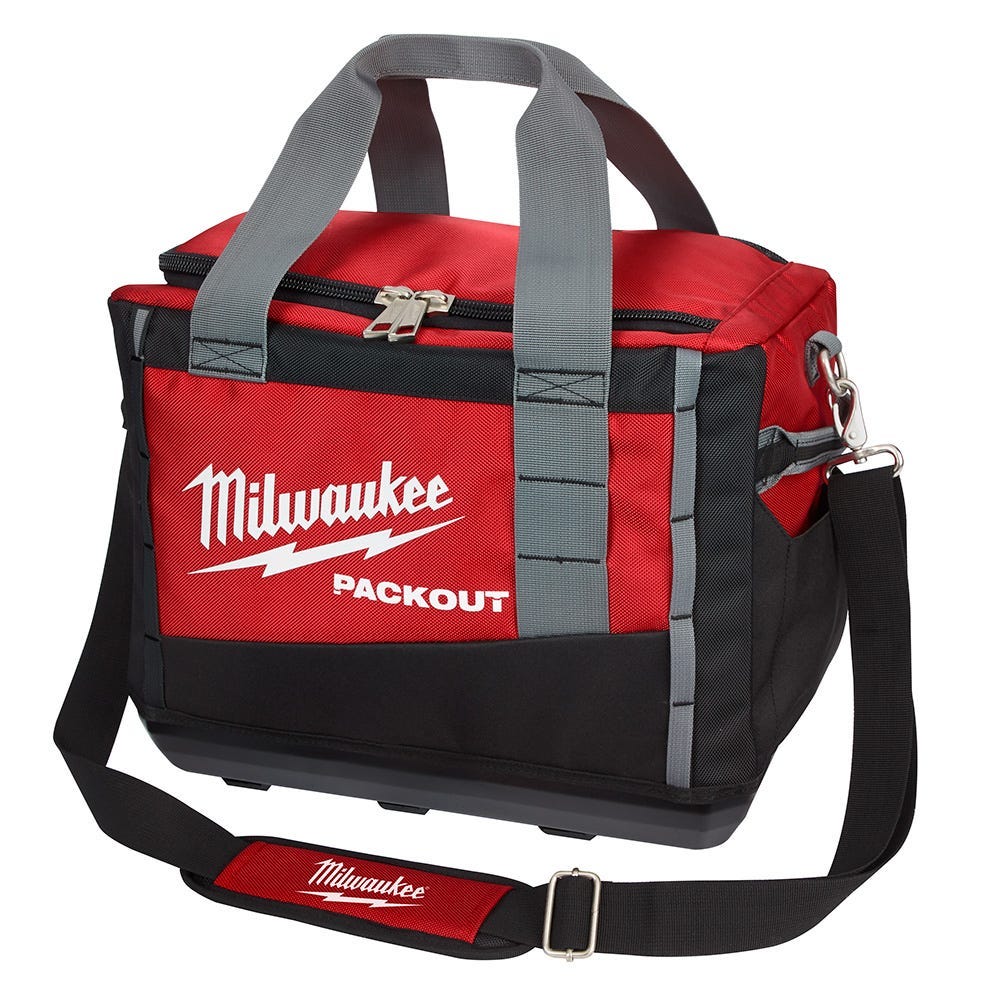 Milwaukee 15" PACKOUT Tool Bag, Compact Tool Box and Compact Low-Profile Organizer