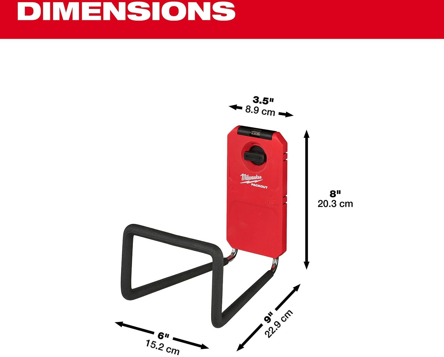 Milwaukee 48-22-8332 PACKOUT Wide Hook