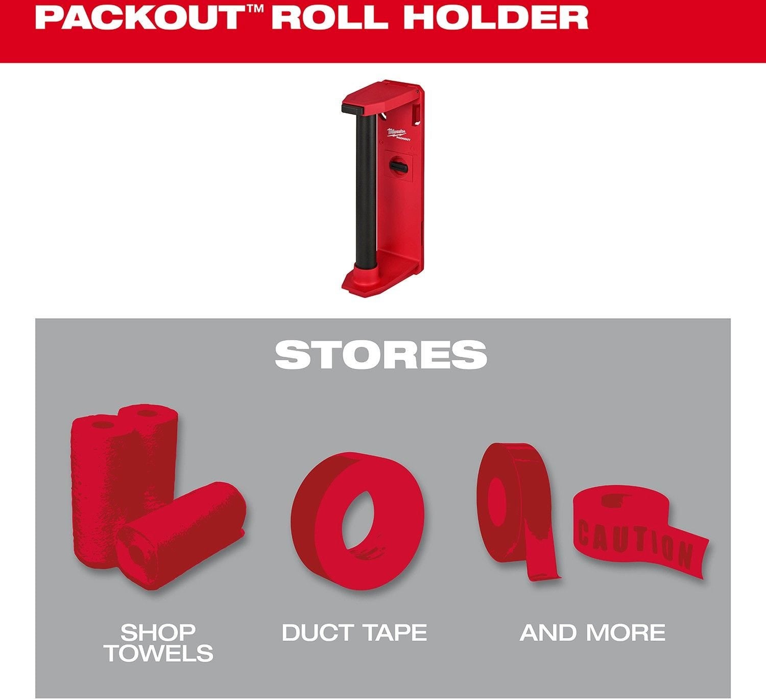 Milwaukee 48-22-8337 PACKOUT Roll Holder