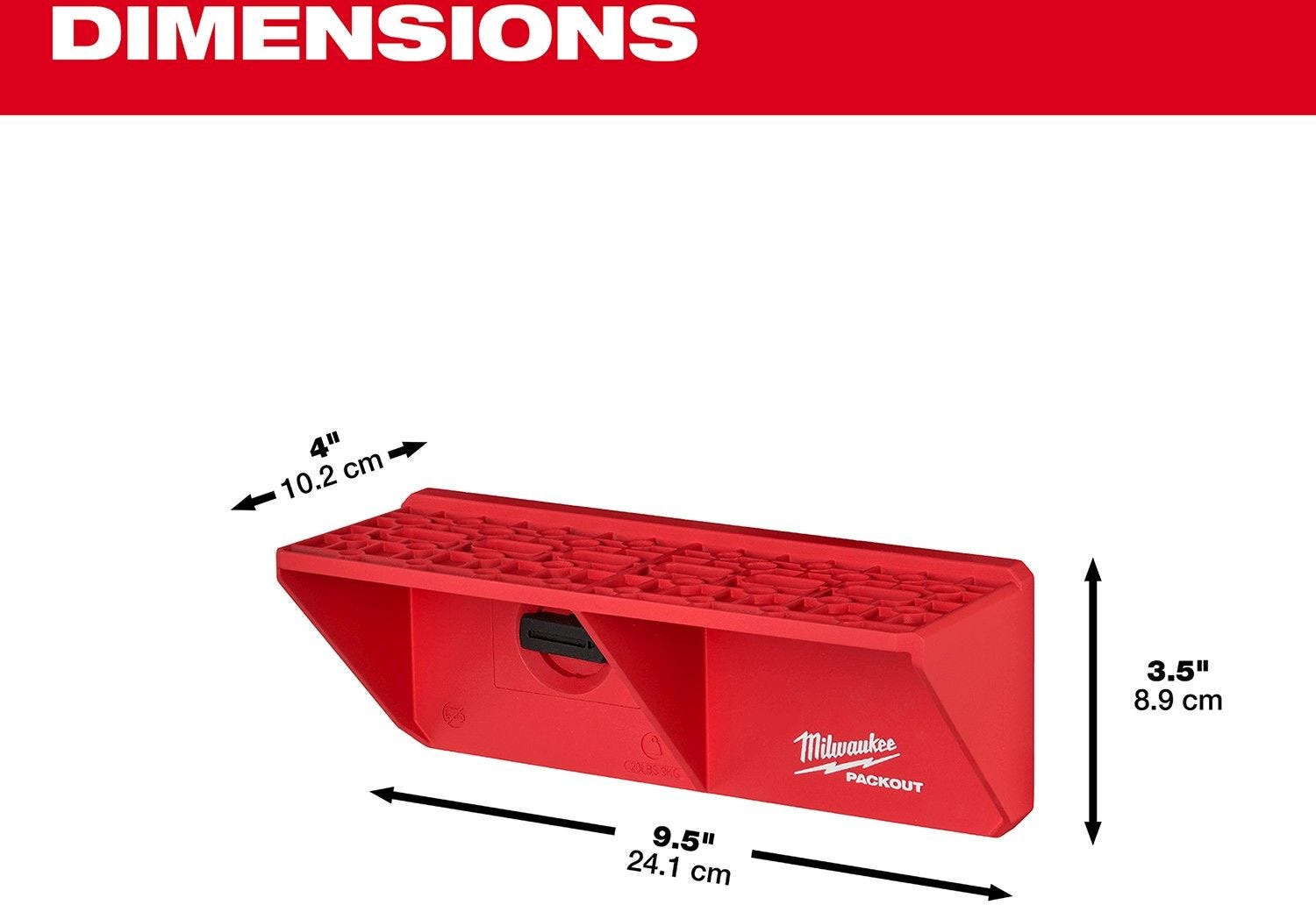 Milwaukee 48-22-8341 PACKOUT Screwdriver Tool Rack