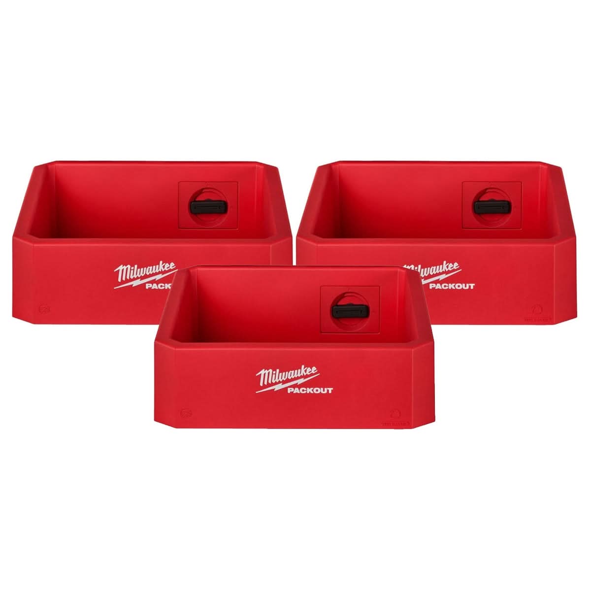 Milwaukee PACKOUT Compact Shelf Bin, 3-Pack
