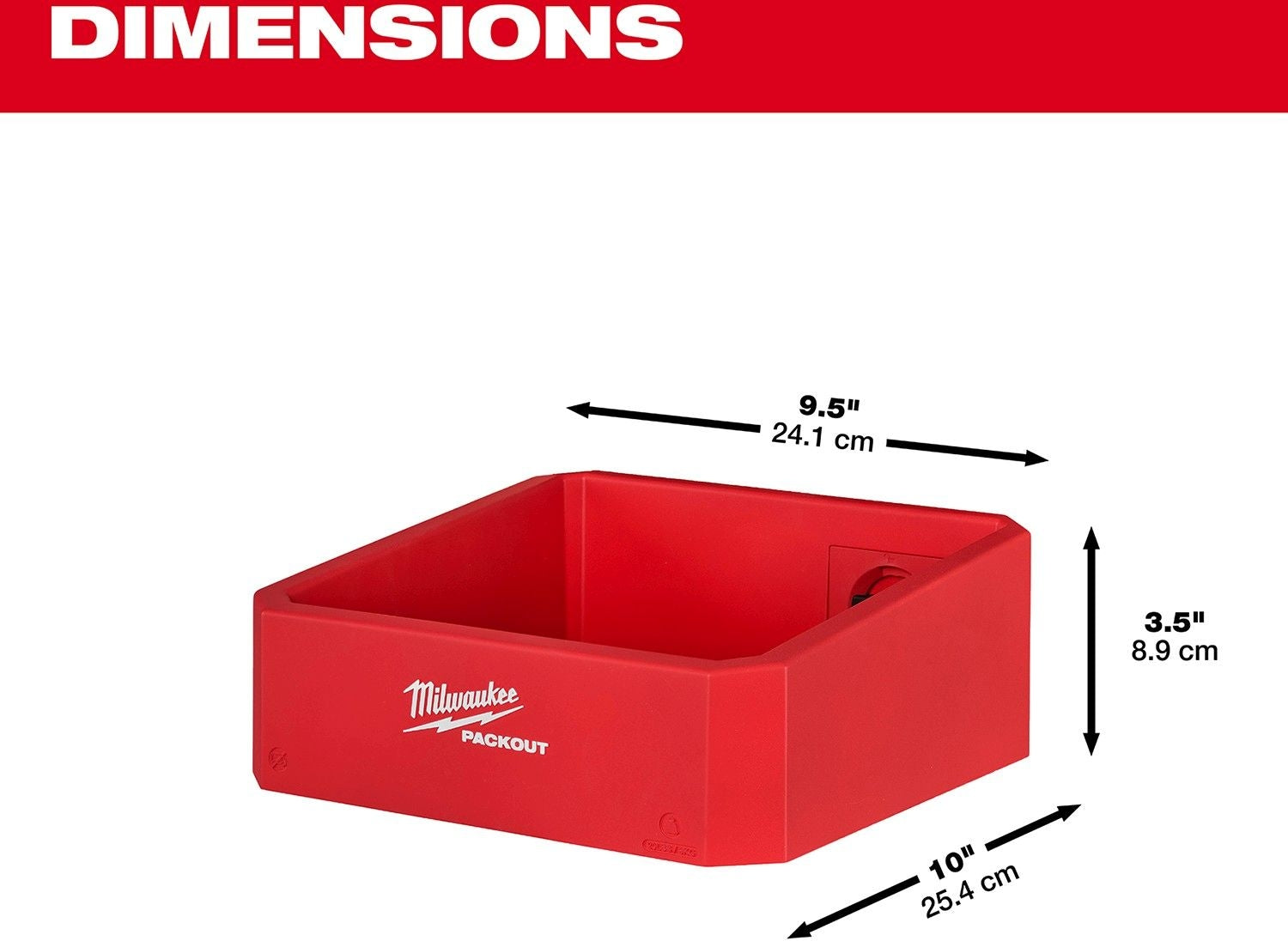 Milwaukee 48-22-8347 PACKOUT Compact Shelf Bin