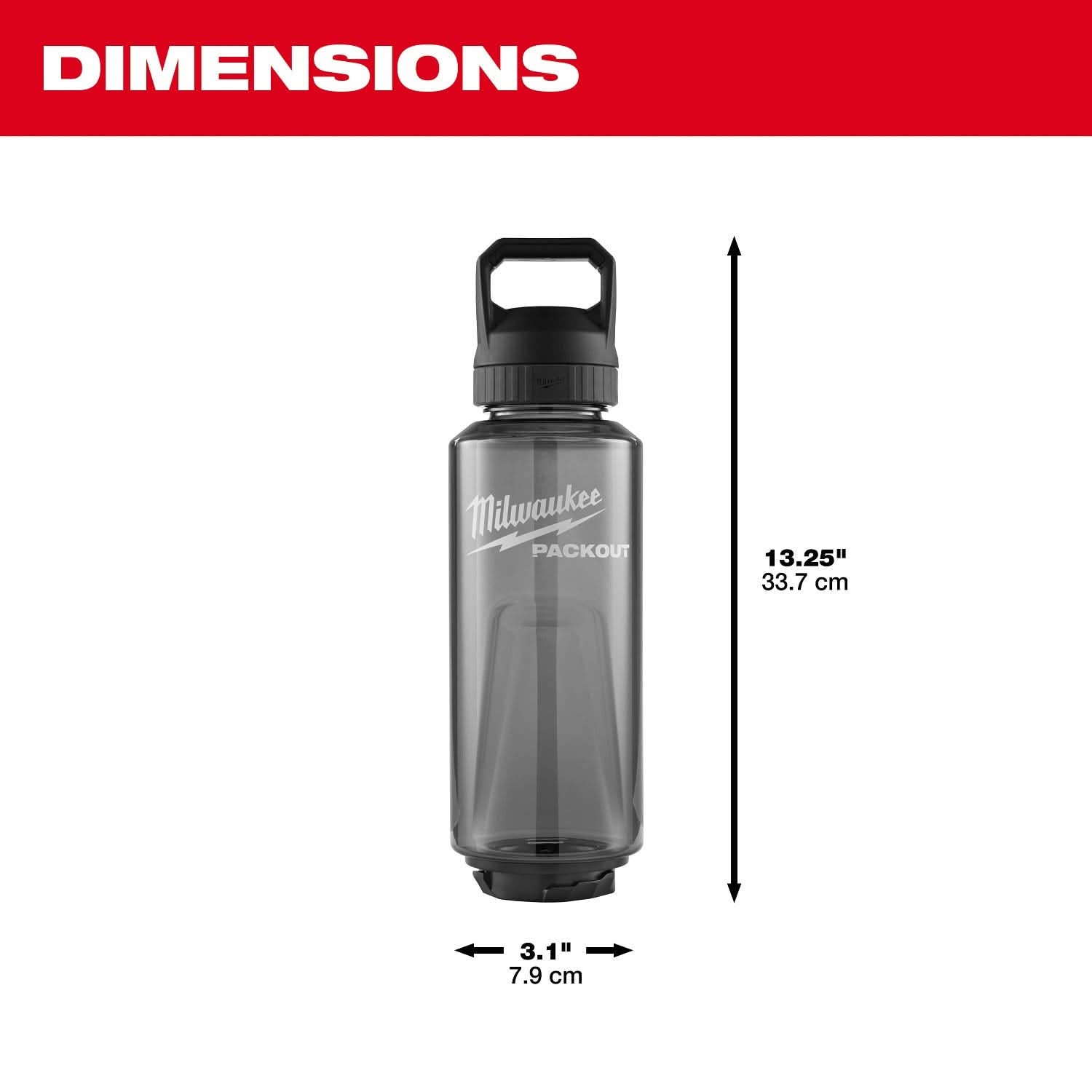Milwaukee 48-22-8373B PACKOUT™ 48oz Bottle with Chug Lid