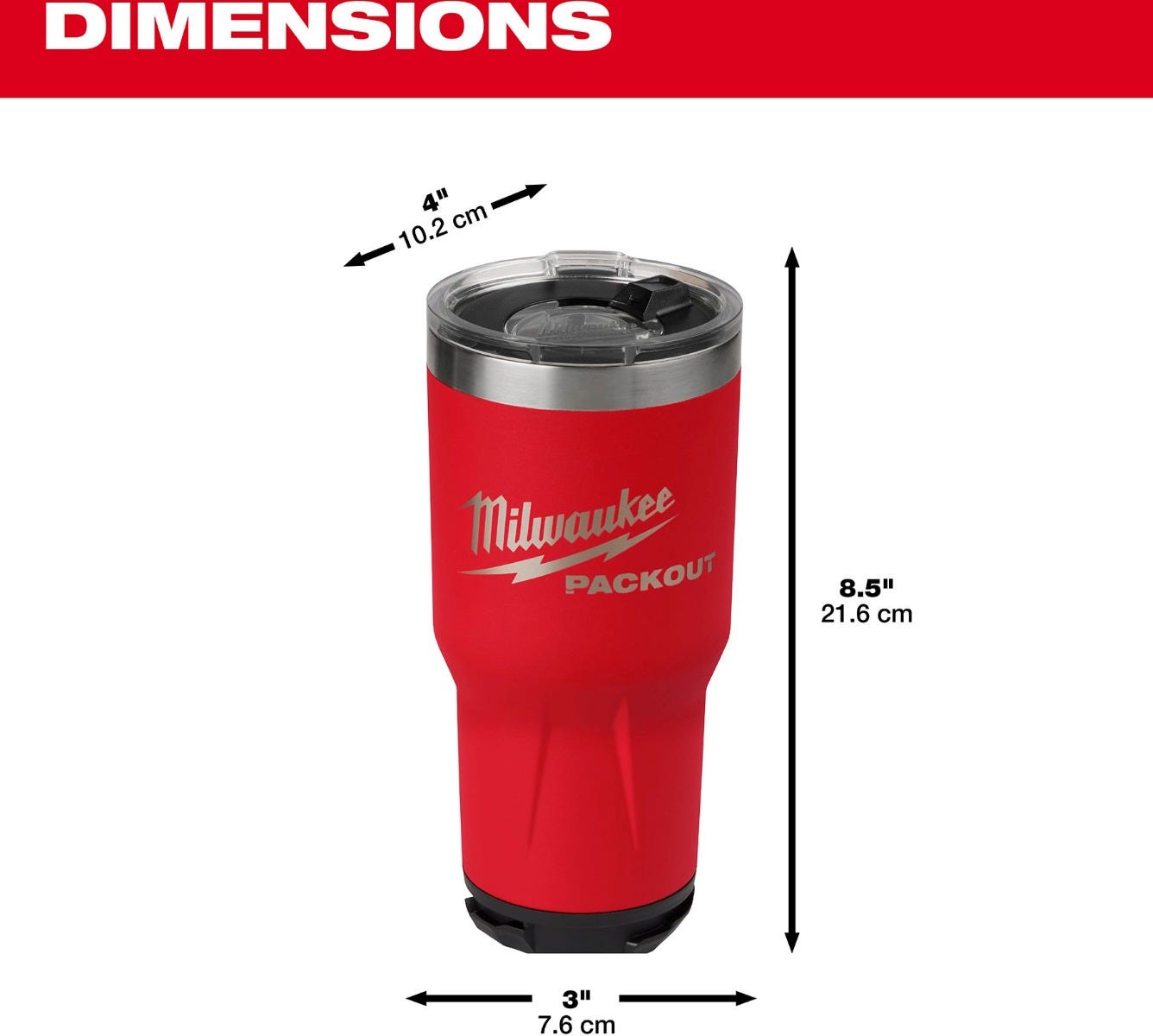 Milwaukee 48-22-8393R PACKOUT 30oz Tumbler