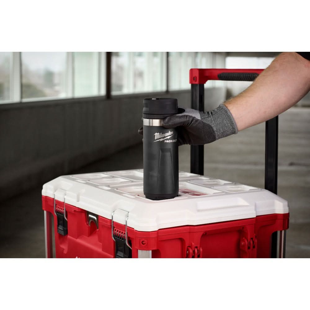 Milwaukee 48-22-8395B PACKOUT 18oz Insulated Bottle with Sip Lid