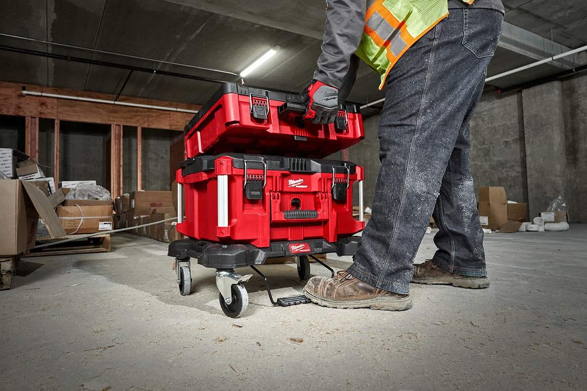 Milwaukee PACKOUT XL Tool Box and Dolly Cart Discount Pack
