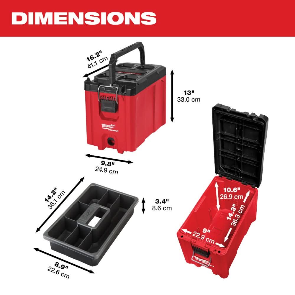 Milwaukee 48-22-8422 PACKOUT Compact Tool Box – Tool Nut