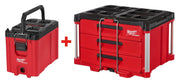 Milwaukee 48-22-8422 PACKOUT Compact Tool Box + 48-22-8443 PACKOUT 3-Drawer Tool Box