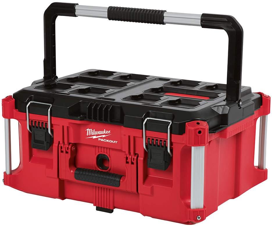 Milwaukee 3-Piece PACKOUT Rolling Tool Box + Large Tool Box + Small Tool Box Set