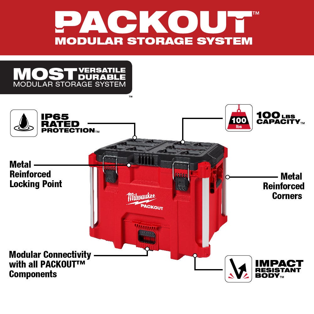 Milwaukee 48-22-8429 PACKOUT XL Tool Box