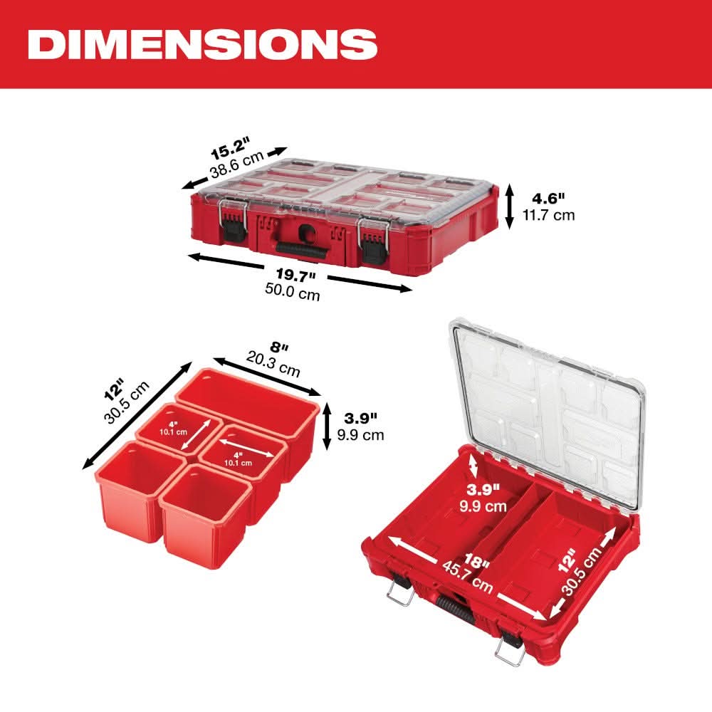Milwaukee 48-22-8430 PACKOUT Organizer – Tool Nut