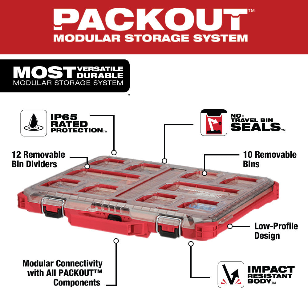 Milwaukee 48-22-8431 PACKOUT Low-Profile Organizer (PROMO)