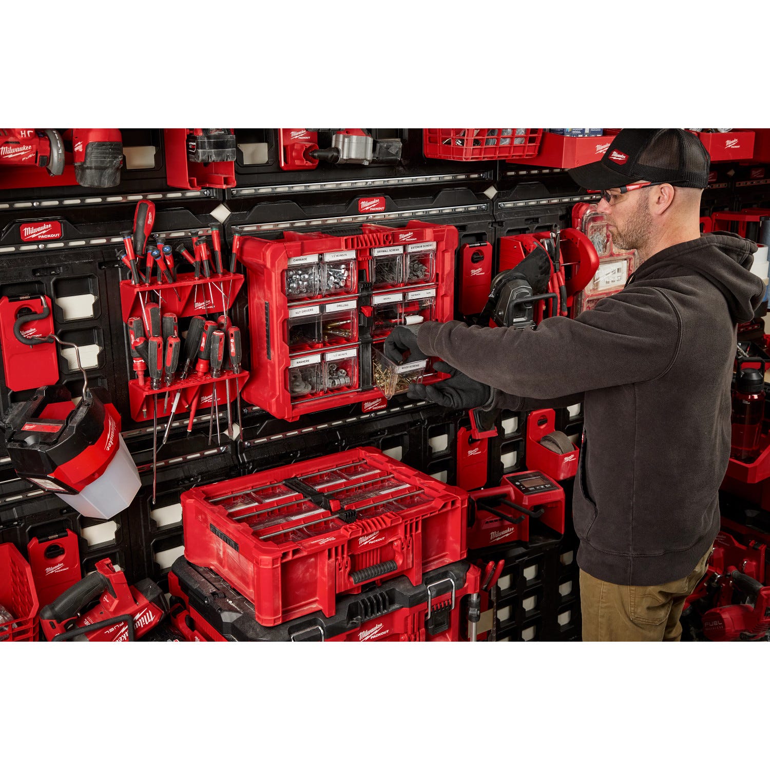 Milwaukee 48-22-8433 PACKOUT™ Tilt Bin Organizer