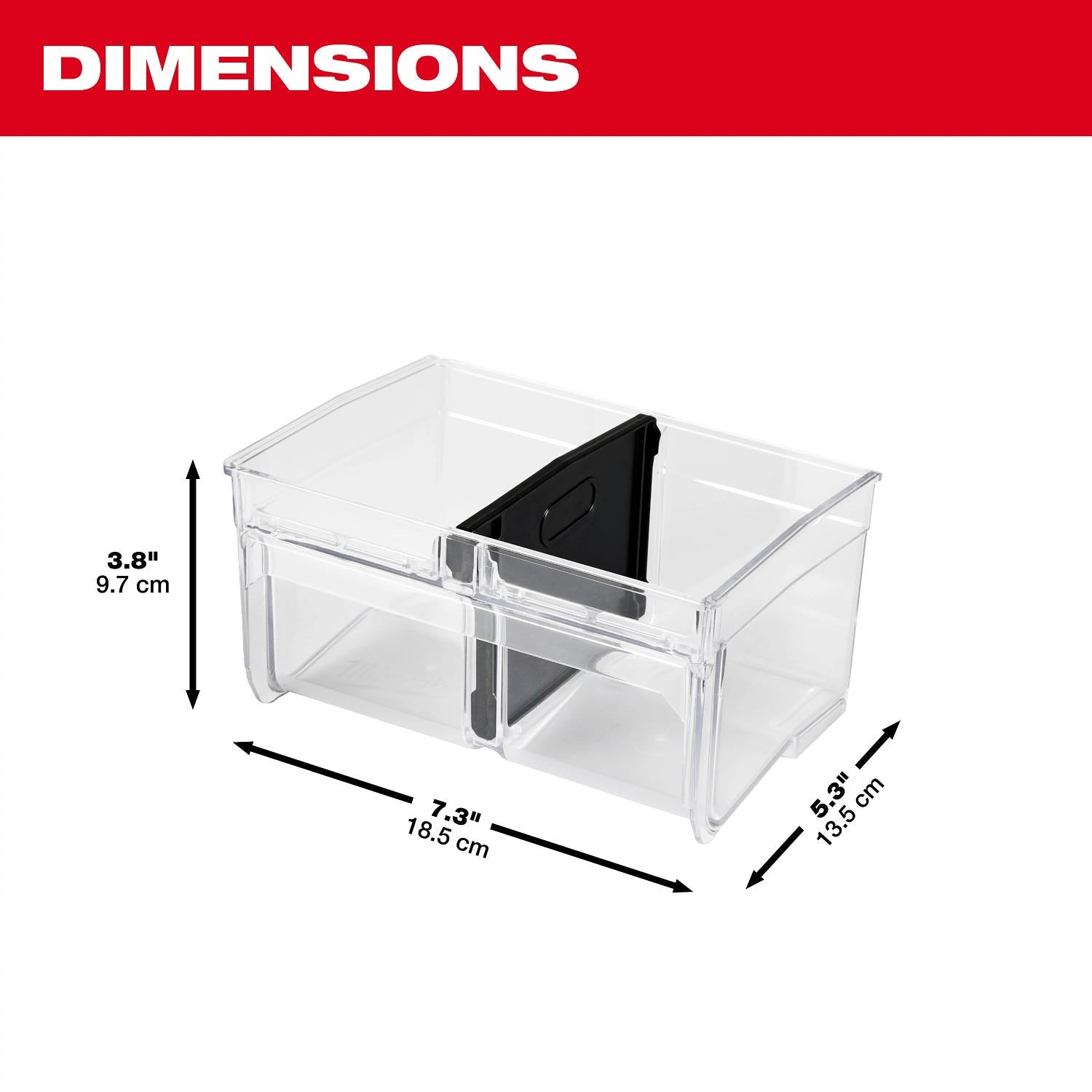 Milwaukee 48-22-8434 Large Bin for PACKOUT™ Tilt Bin Organizer