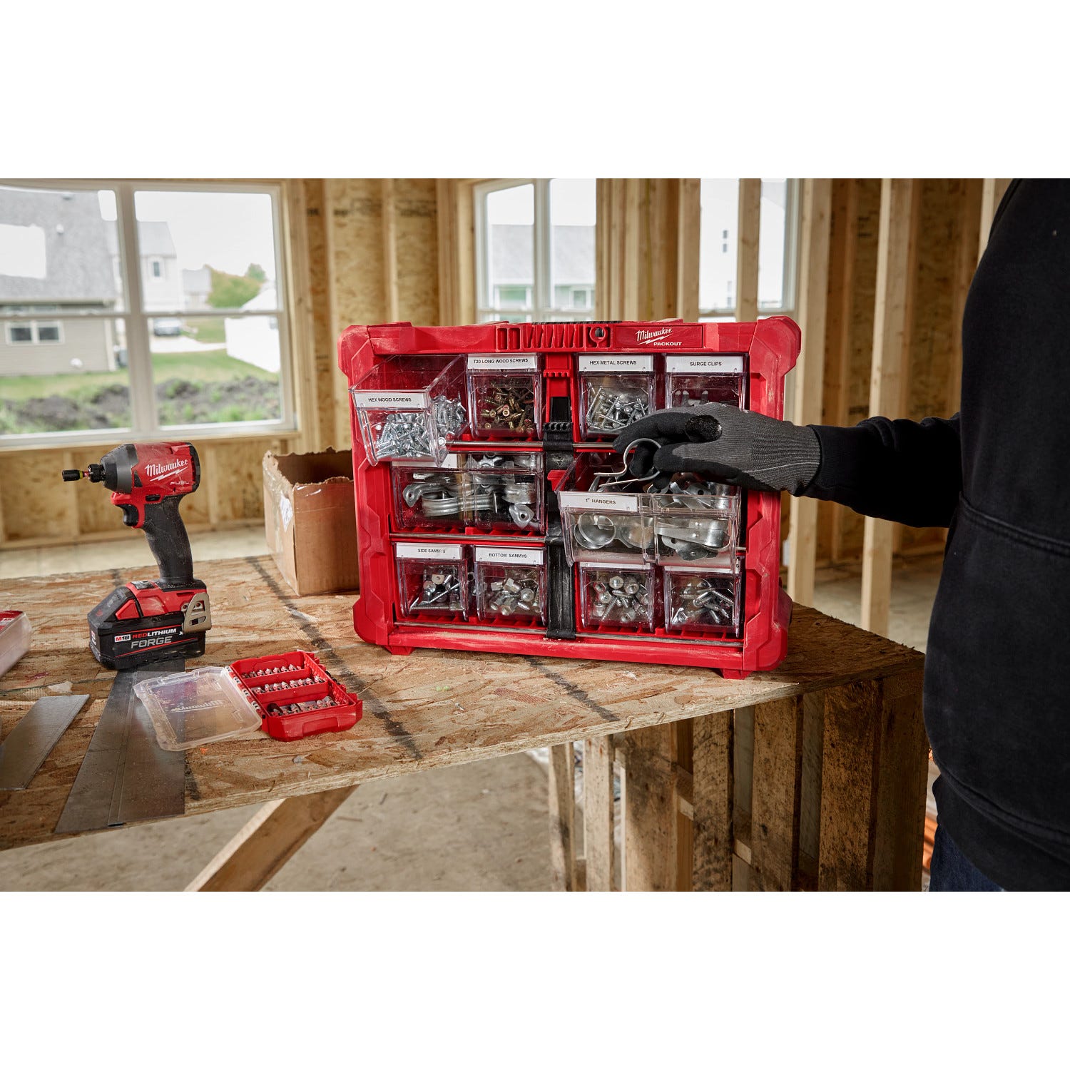 Milwaukee 48-22-8434 Large Bin for PACKOUT™ Tilt Bin Organizer