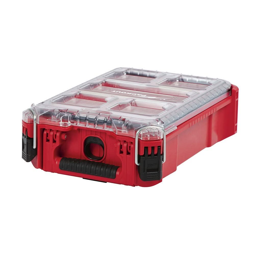 Milwaukee PACKOUT Rolling Tool Box plus 2-Piece PACKOUT Organizer Set
