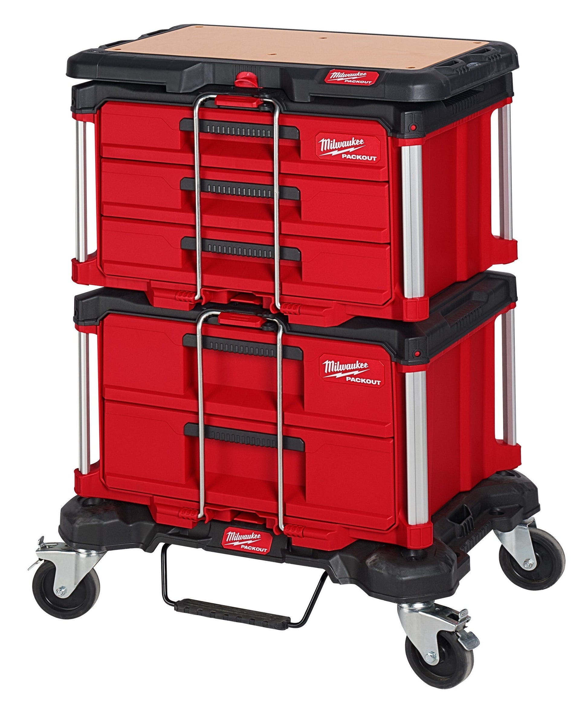 Milwaukee 48-22-8442 PACKOUT 2-Drawer Tool Box, PACKOUT Deep Organizer and Drawer Dividers