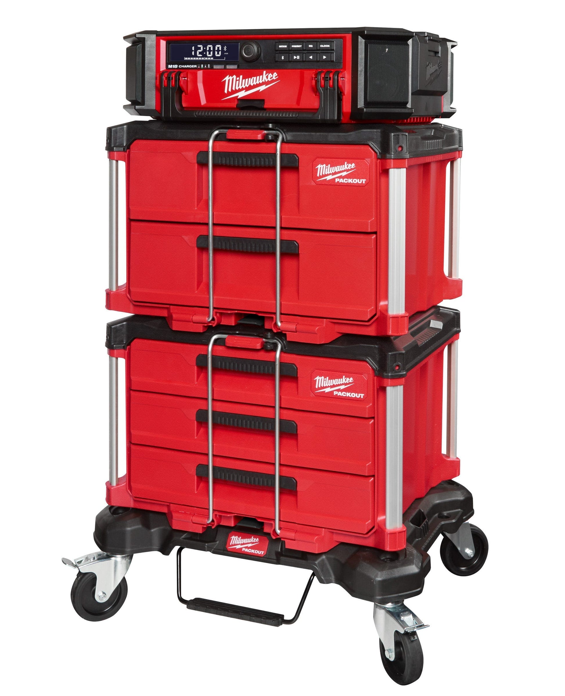 Milwaukee 48-22-8443 PACKOUT 3-Drawer Tool Box, PACKOUT Deep Organizer and Drawer Dividers