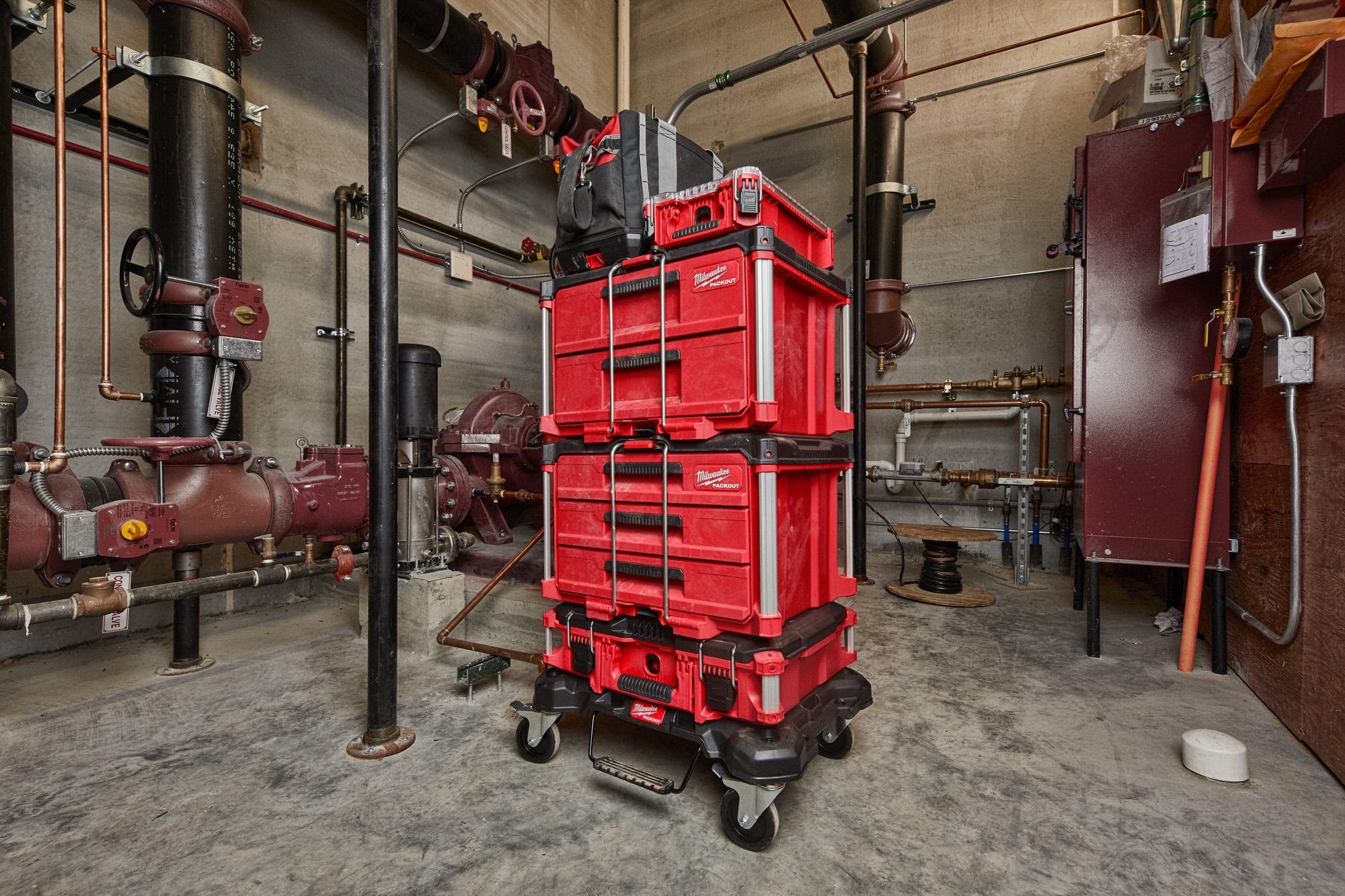 Milwaukee 48-22-8442 PACKOUT 2-Drawer Tool Box, PACKOUT Deep Organizer and Drawer Dividers