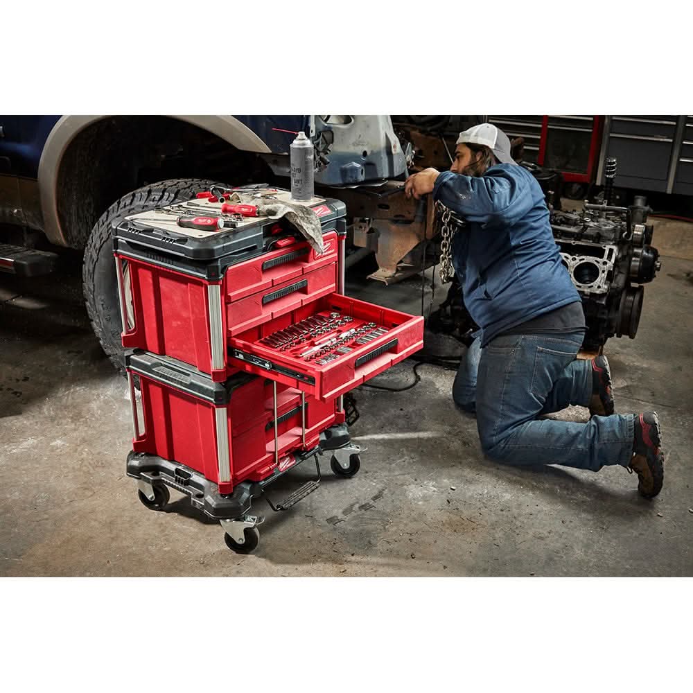 Milwaukee 48-22-8443 PACKOUT 3-Drawer Tool Box – Tool Nut