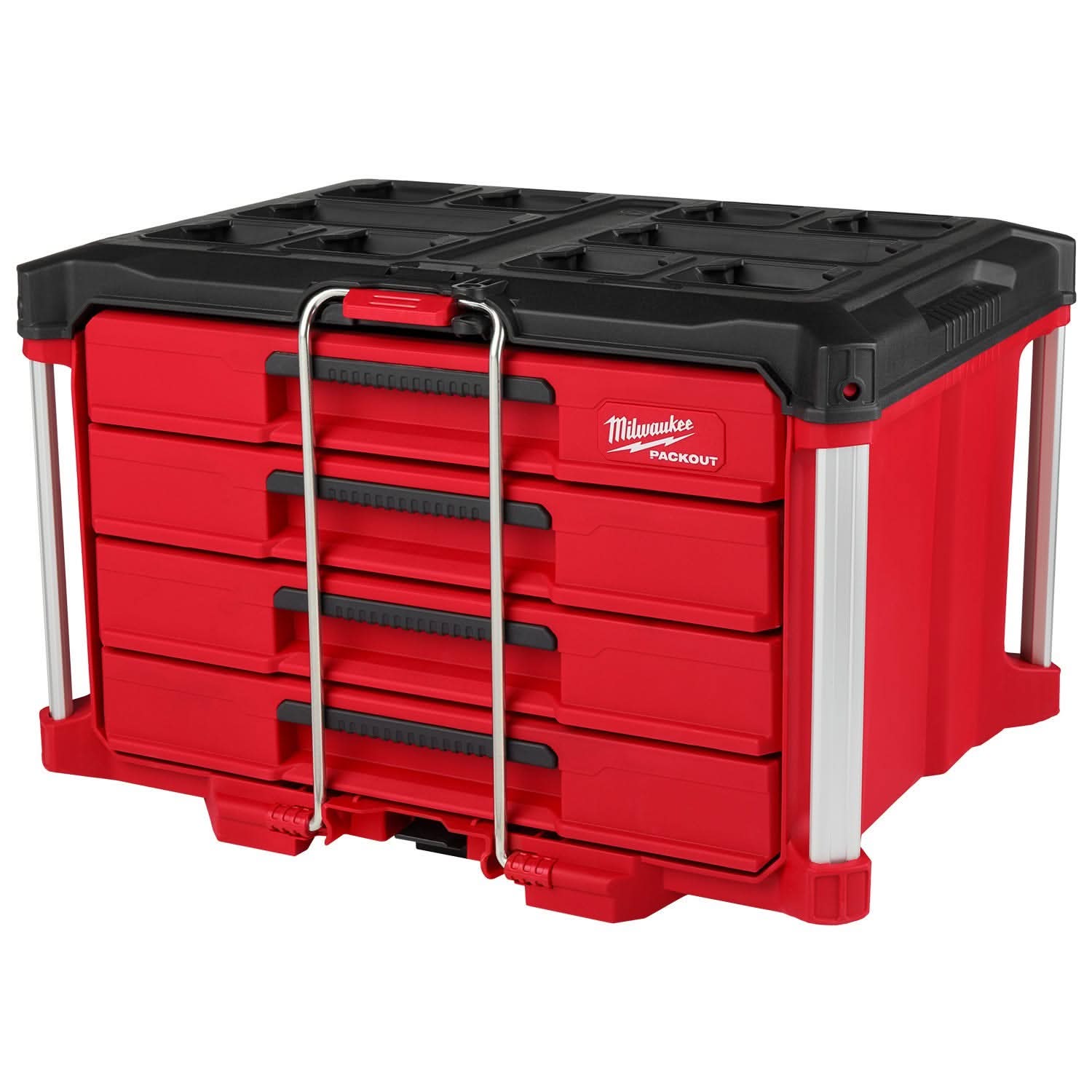 Milwaukee PACKOUT Tool Box Stack with PACKOUT Dolly Cart