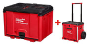 Milwaukee 48-22-8445 PACKOUT Cabinet + 48-22-8420 PACKOUT Rolling Drawer Tool Box
