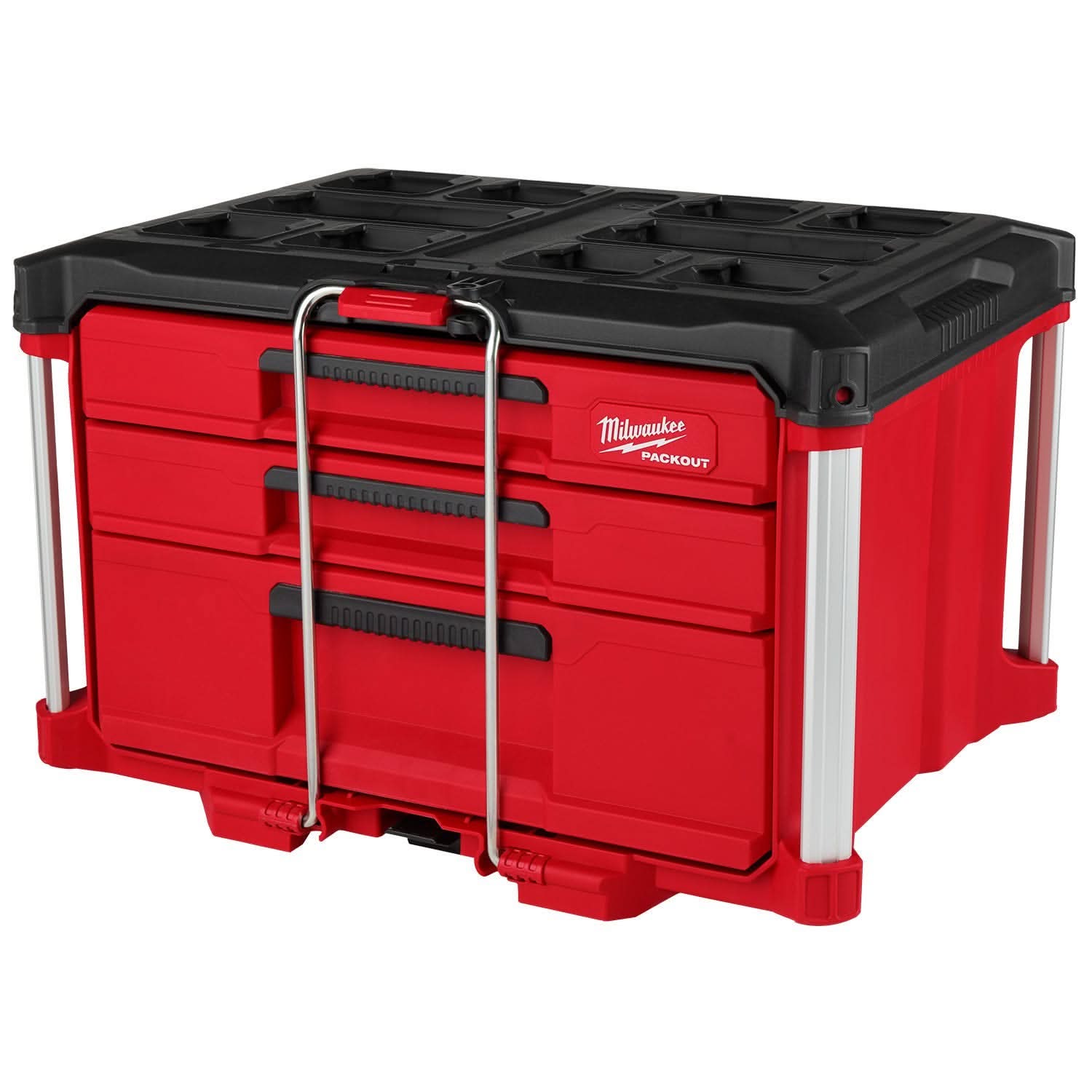 Milwaukee PACKOUT Tool Box Stack with PACKOUT Dolly Cart