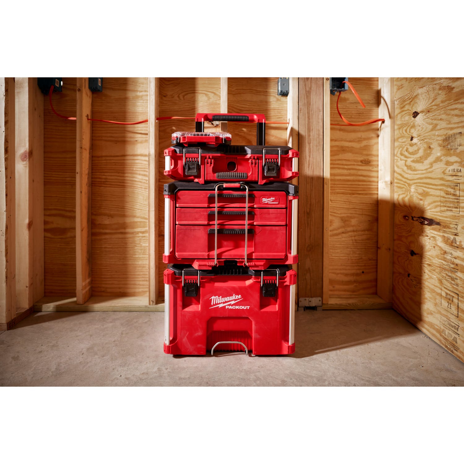 Milwaukee 48-22-8447 PACKOUT 3-Drawer Tool Box