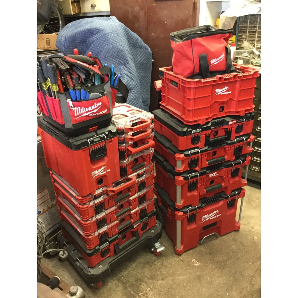 Milwaukee 48-22-8450 PACKOUT Tool Case with Customizable Insert