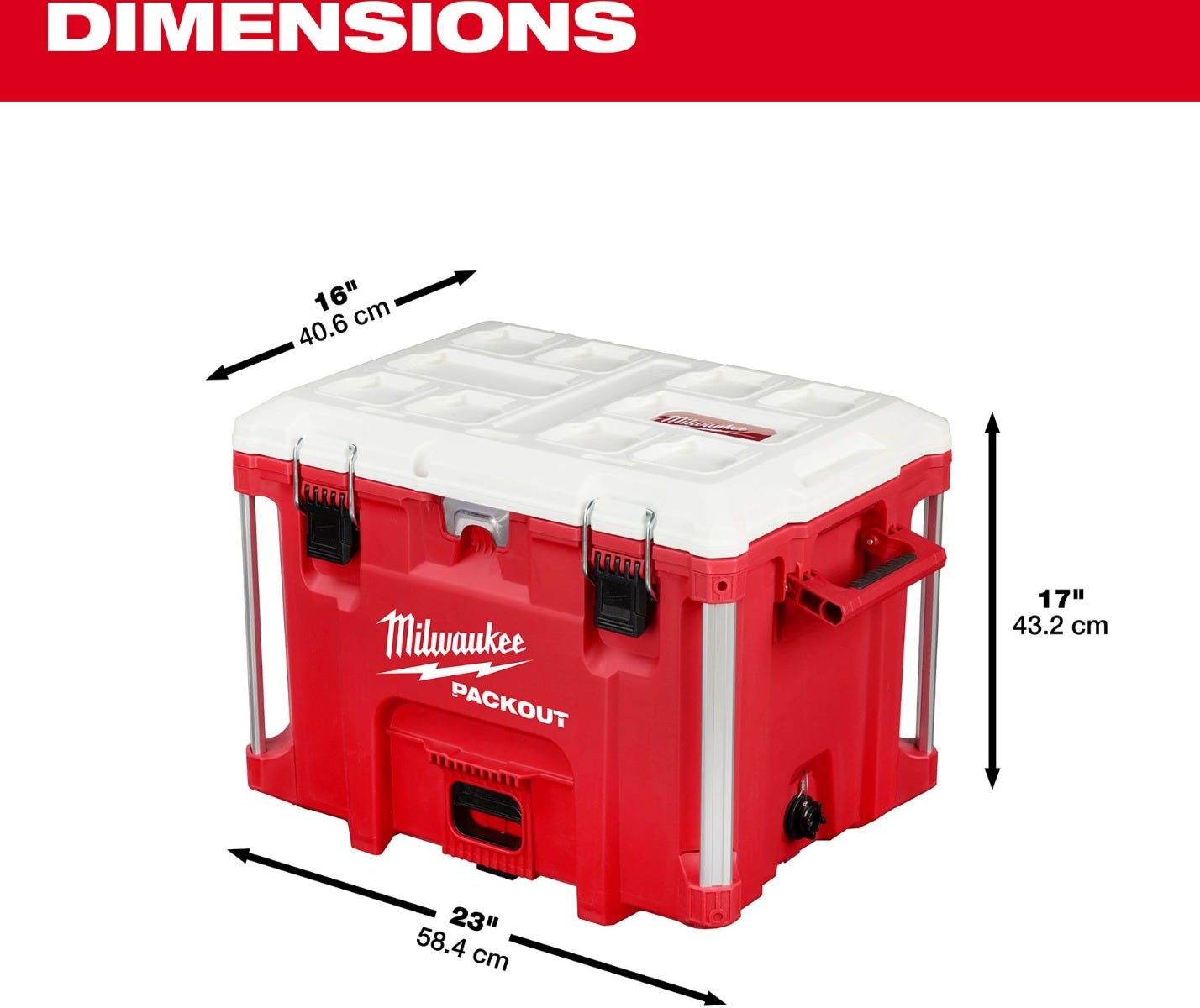 Milwaukee 48-22-8462 PACKOUT 40-Quart XL Cooler