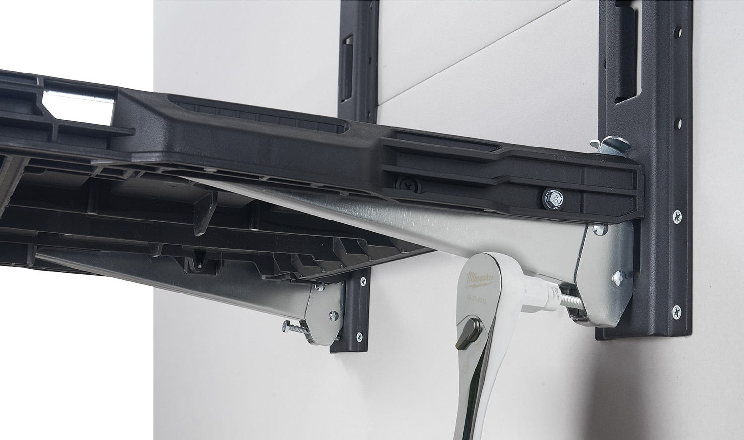 Milwaukee 48-22-8480 PACKOUT Racking Kit w/ 3 Shelves, E-Tracks and PACKOUT Mounting Plate