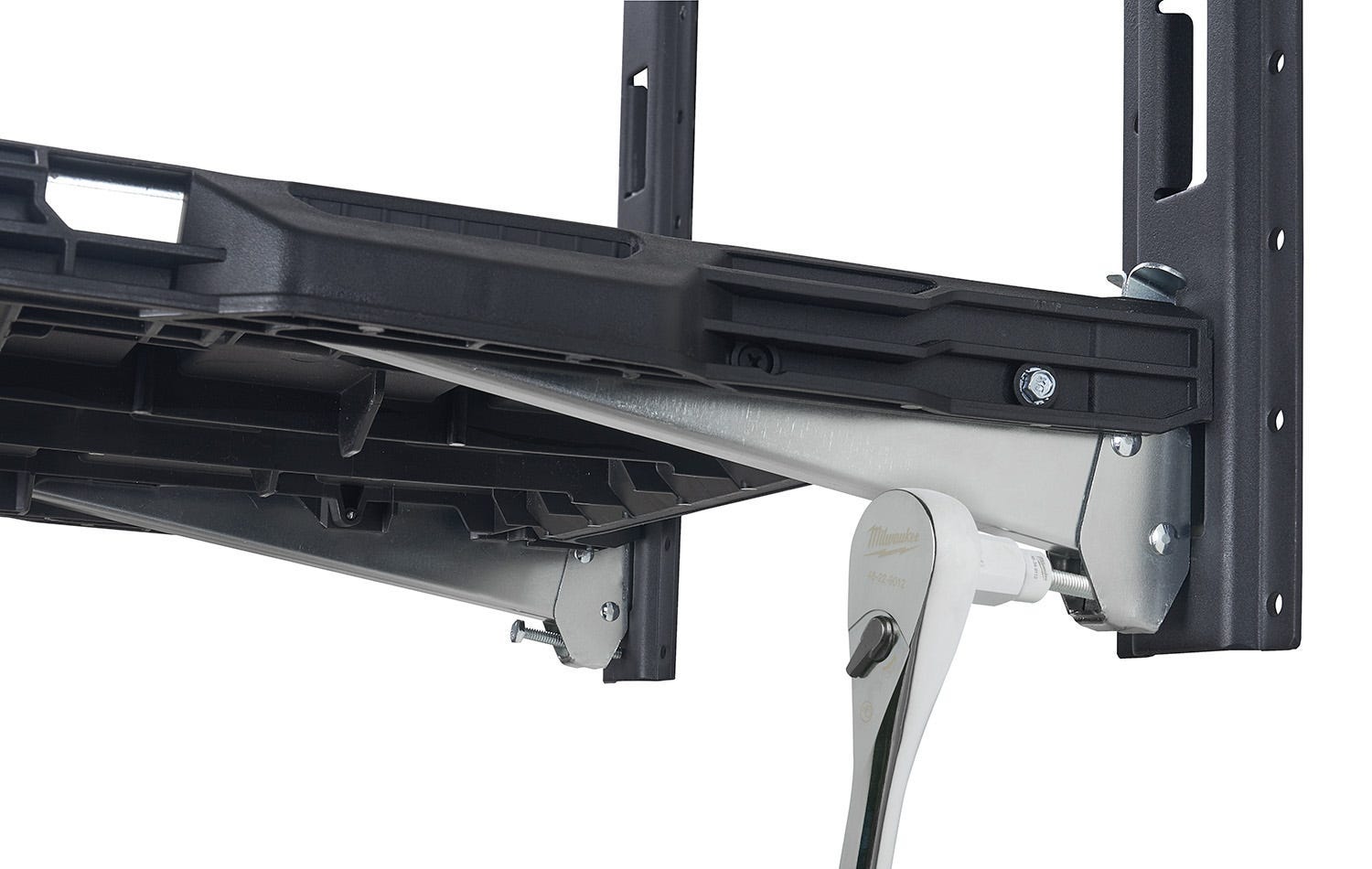 Milwaukee 48-22-8480 PACKOUT Racking Kit w/ 3 Shelves, E-Tracks and PACKOUT Mounting Plate